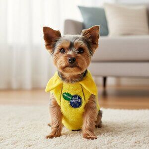 Pup Crew Banana Dog Costume – Yellow – Size Small